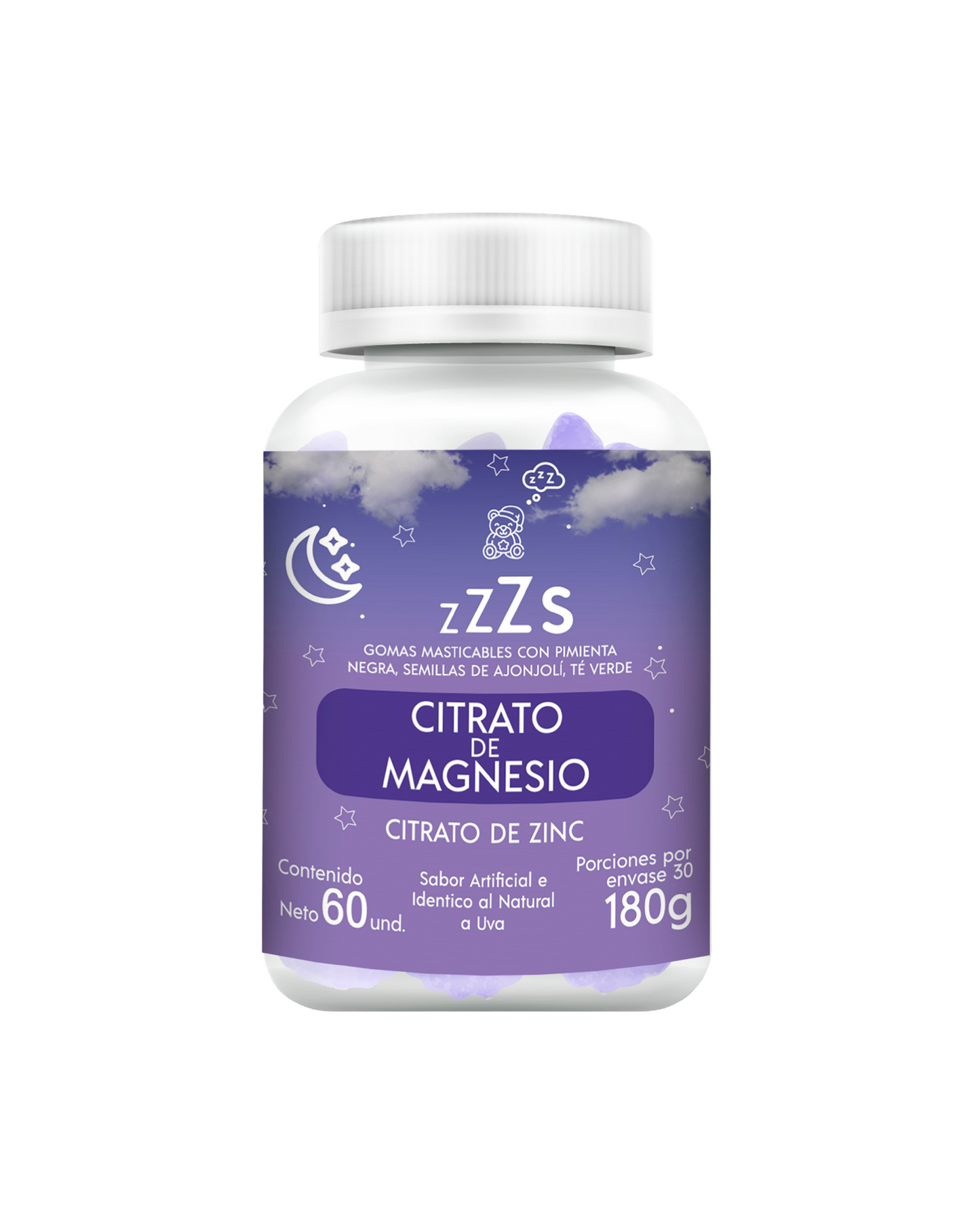 Gomitas Para Dormir Magnesio X 60 Unid